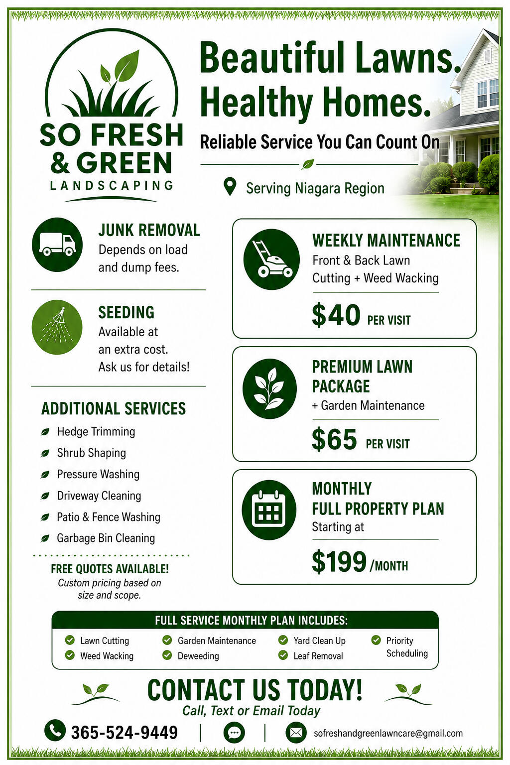 Residential Lawn Maintenance